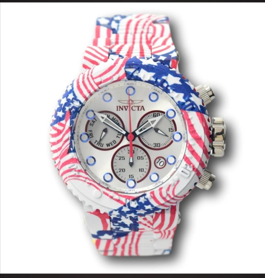 Invicta new arrivals flag watch