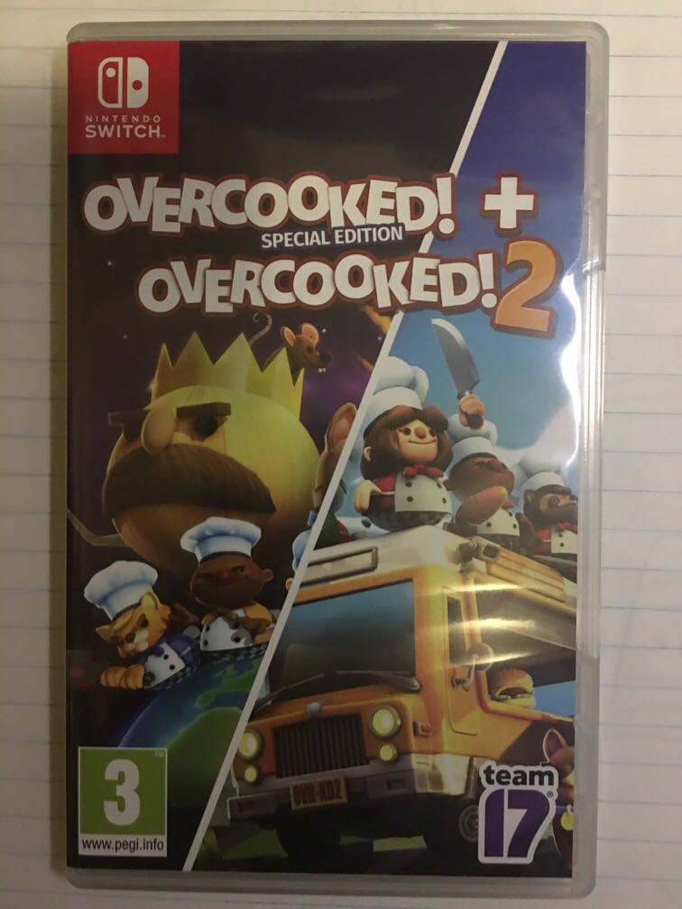 overcooked 1 2 game switch 支援 中 英 可與overcooked 2 連線