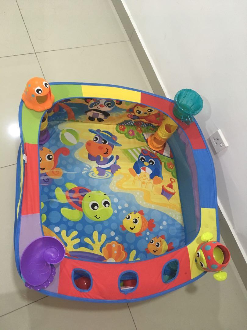 Playgro pop and drop activity ball gym tesco clearance