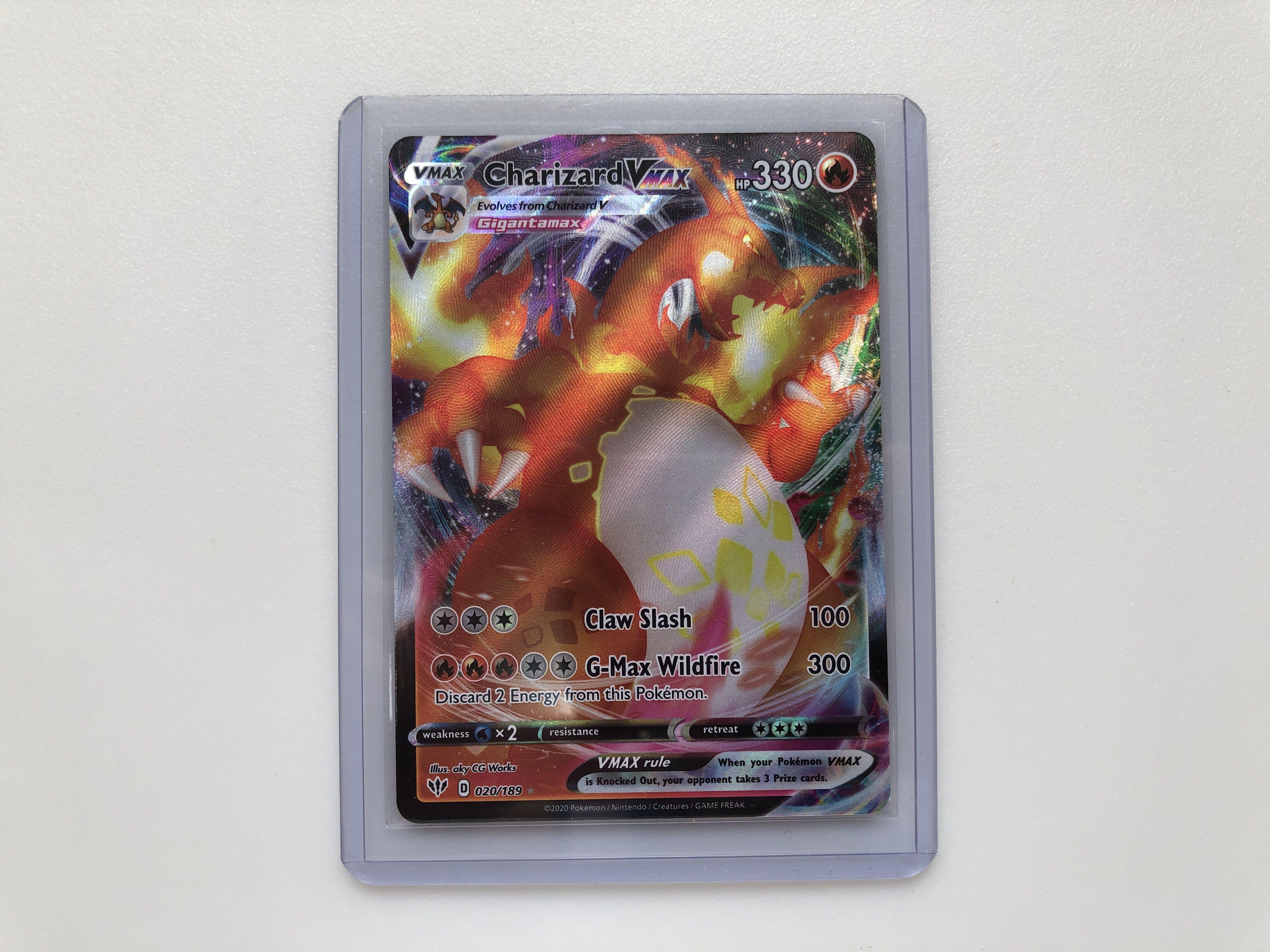 Pokemon Charizard VMAX 020/189 Ultra Rare - Darkness Ablaze, Hobbies &  Toys, Toys & Games on Carousell