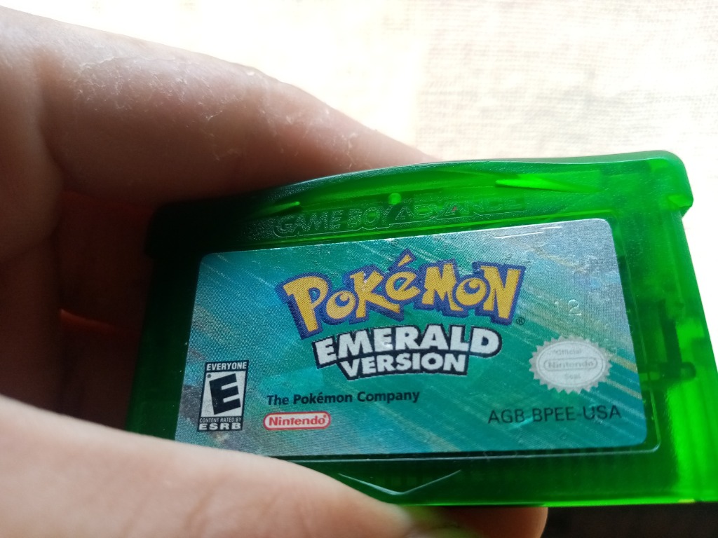 Authentic Pokemon Emerald, Video Gaming, Video Games, Nintendo on Carousell