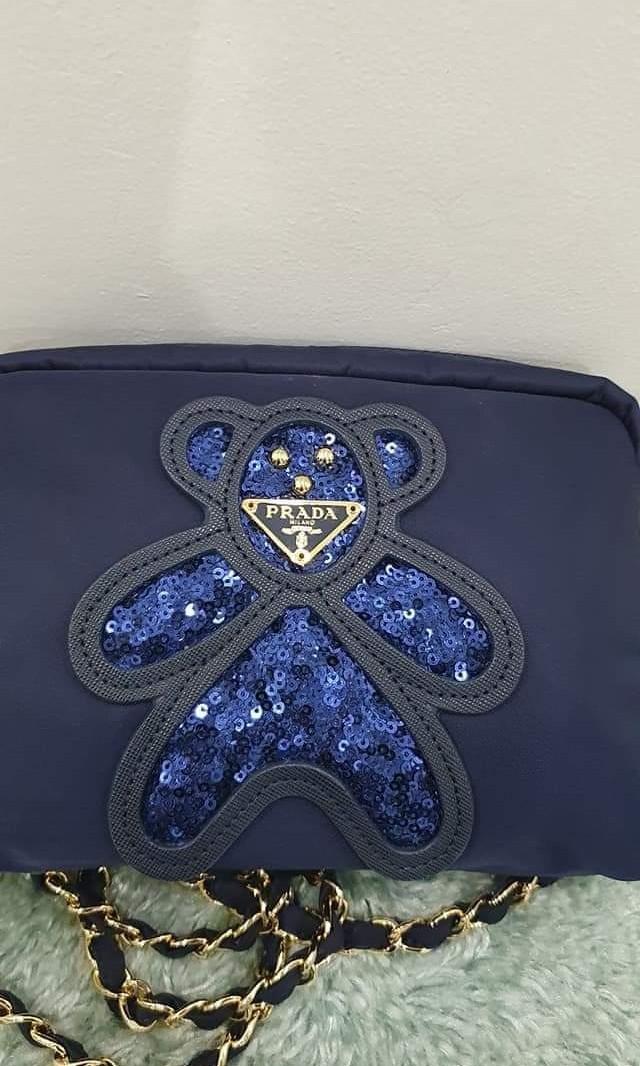 prada bear bag