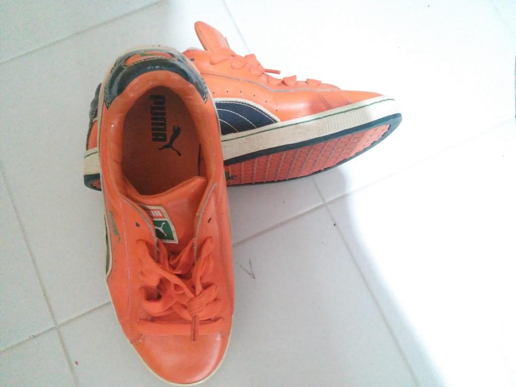 puma shoes orange colour