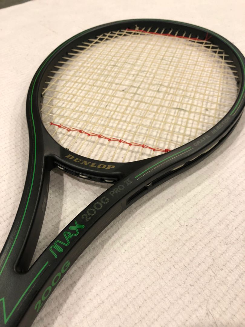 Rare Dunlop Max 200G Pro II Tennis Racquet, Sports Equipment