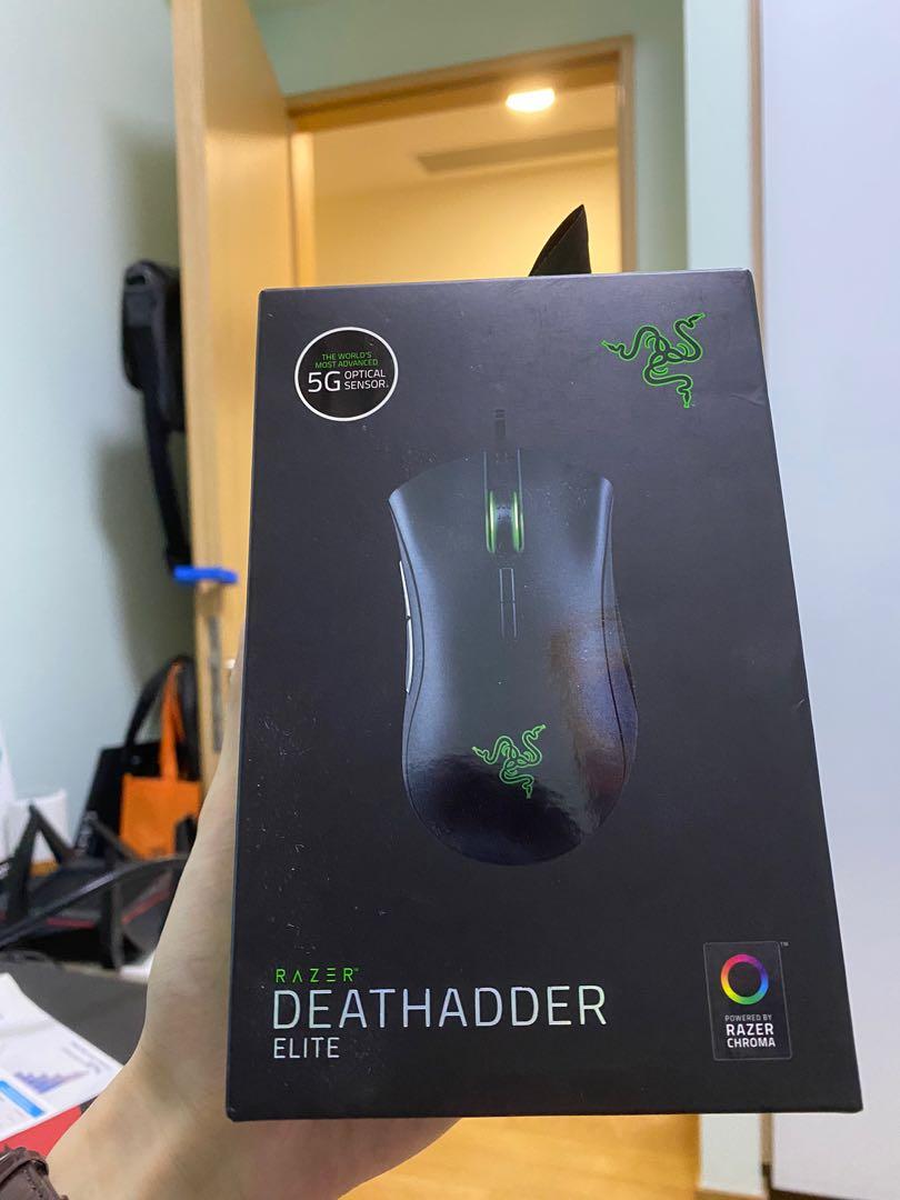 Razer Deathadder Elite Gaming Mouse 16000dpi Electronics Computer Parts Accessories On Carousell