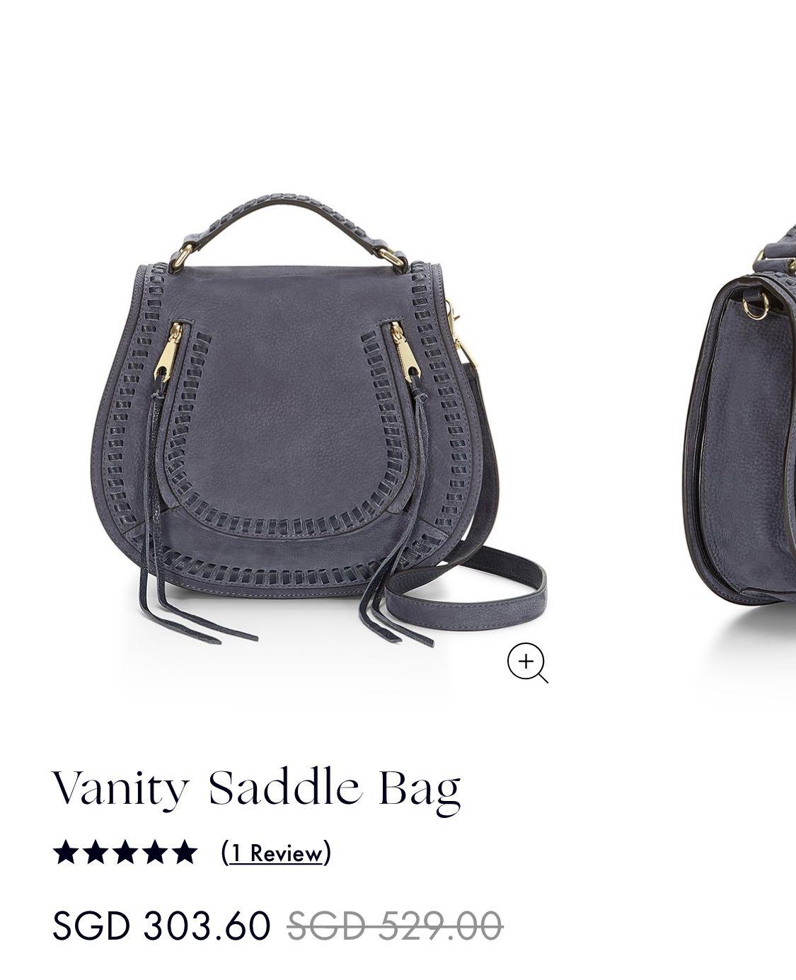 Rebecca minkoff large vanity saddle bag sale