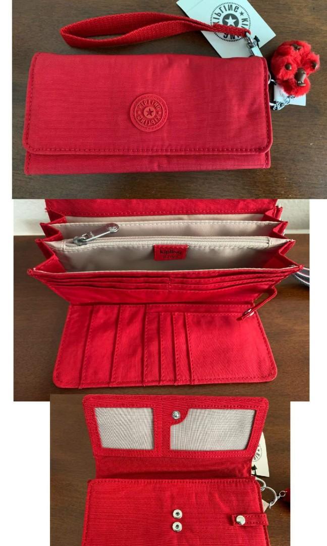 Kipling red sales purse