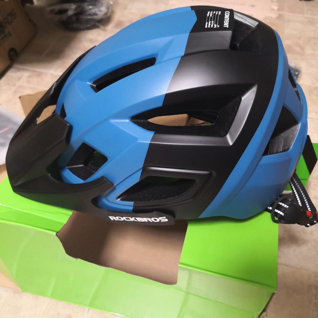 Rockbros Bike Helmet Ultralight Bicycle Helmet Cycling Breathable Comfort Flexible Buckle Helmets Bicycles Pmds Parts Accessories On Carousell