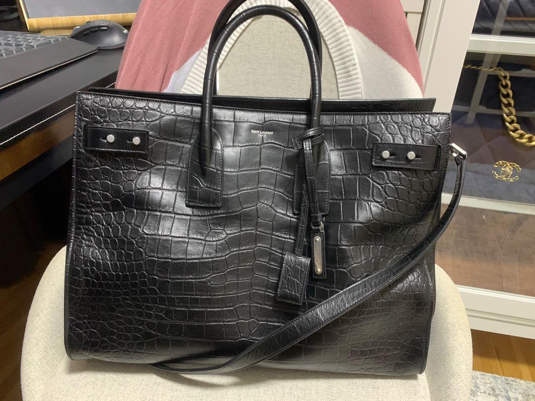 Ysl mock croc bag hot sale