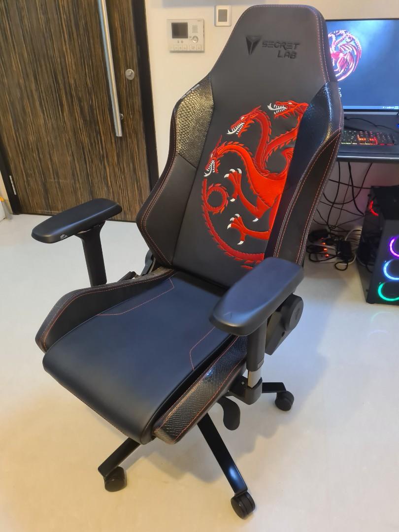 Secretlab Omega 2020 Game of Thrones Edition House Targaryen