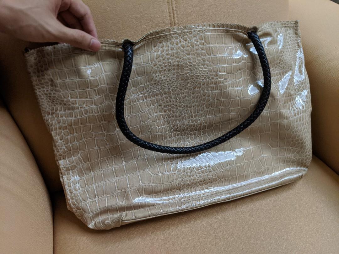 synthetic leather bag