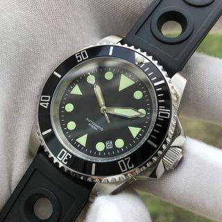 STEELDIVE SD1986 41MM black sterile dial luminous diving watch
