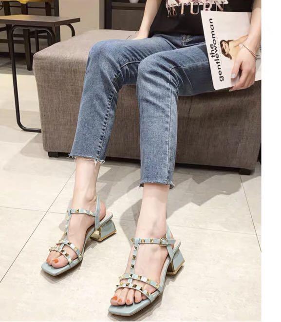 Chunky studded hotsell sandals