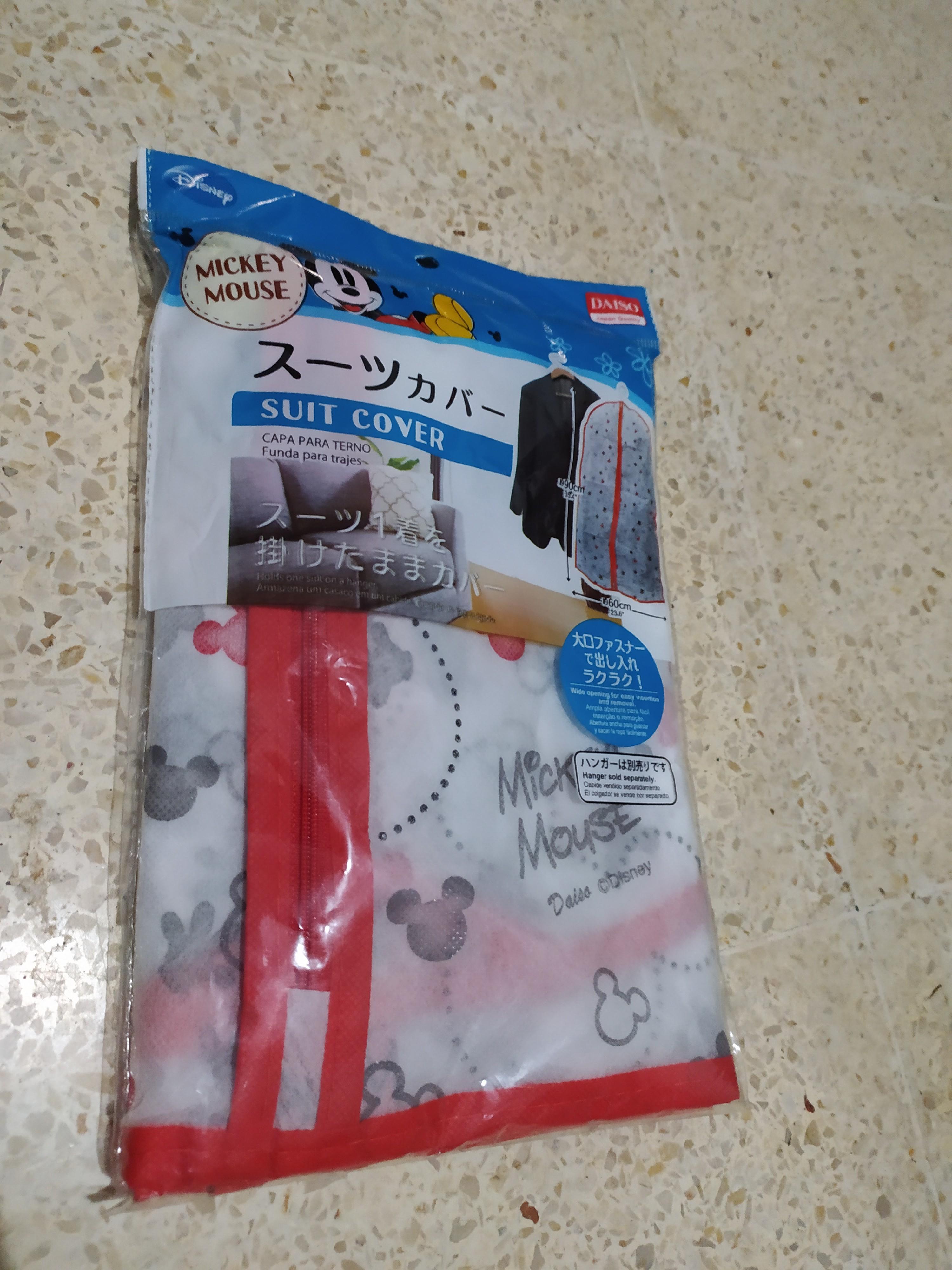 Suit cover mickey mouse daiso, Fesyen Wanita, Pakaian Wanita, Lainnya