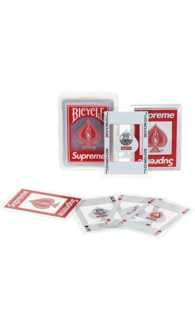 Supreme Bicycle Clear Playing Cards １枚 最大91%OFFクーポン - 小物