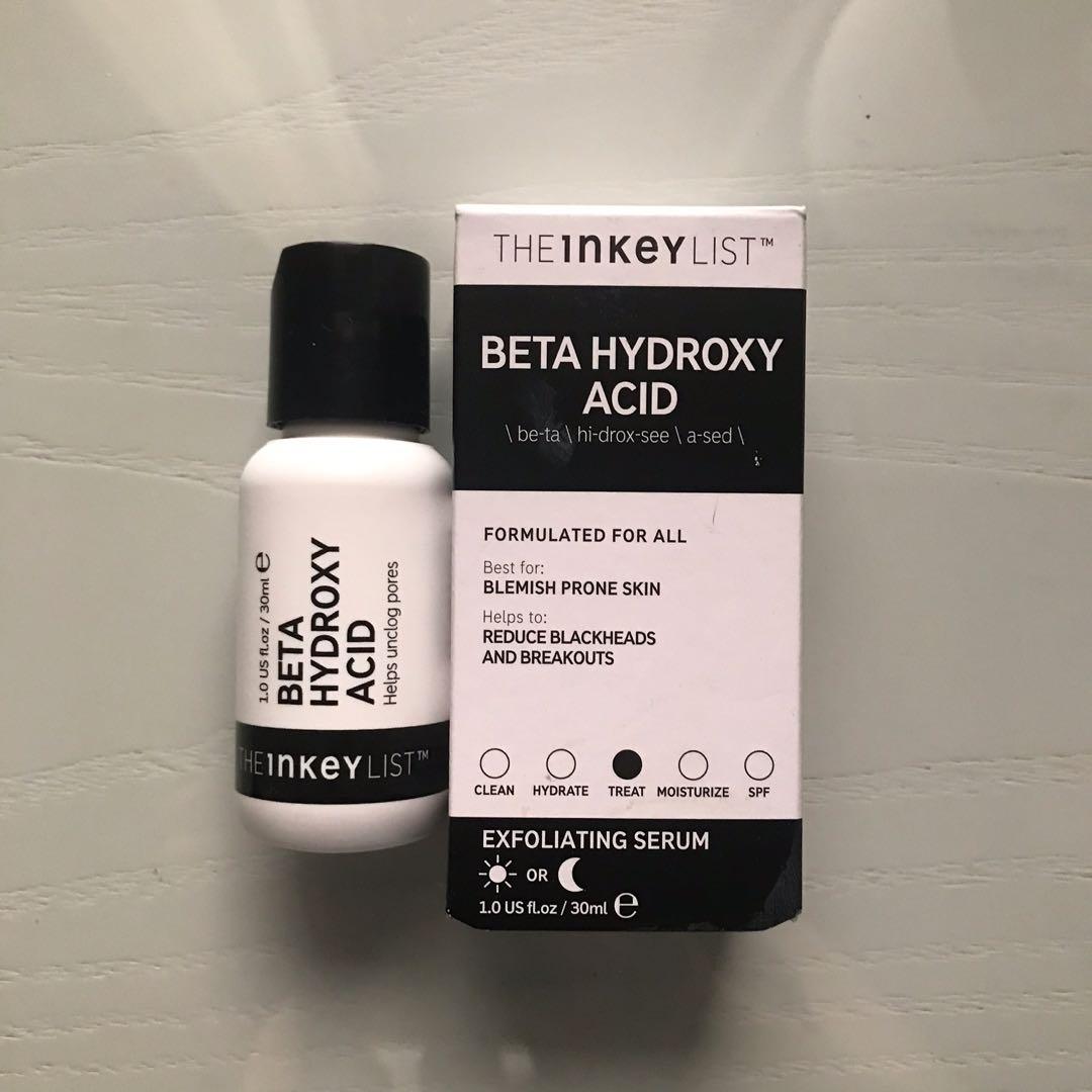 inkey beta hydroxy acid
