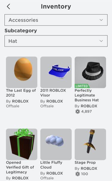 Unverified Roblox Account With Limiteds For Sale Toys Games Video Gaming Video Games On Carousell - roblox stage prop hat