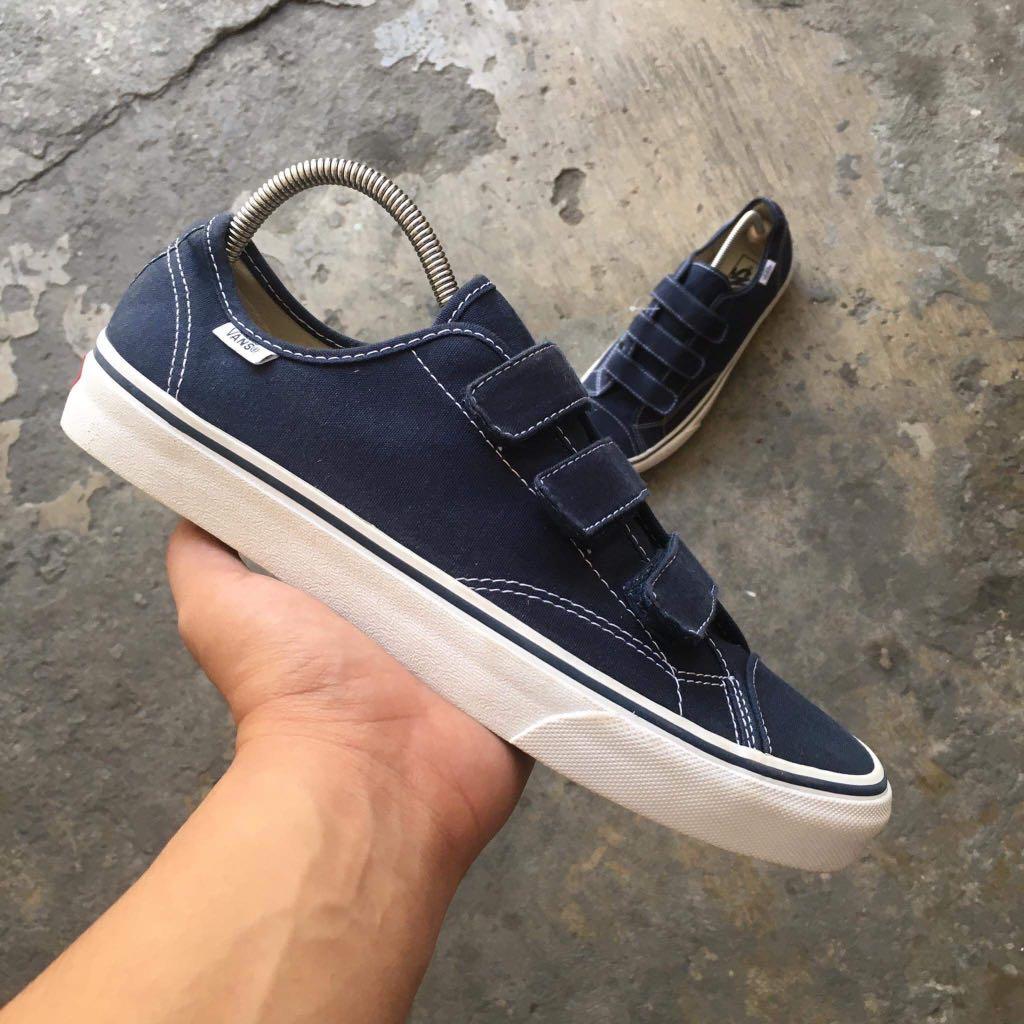 Vans authentic velcro sale