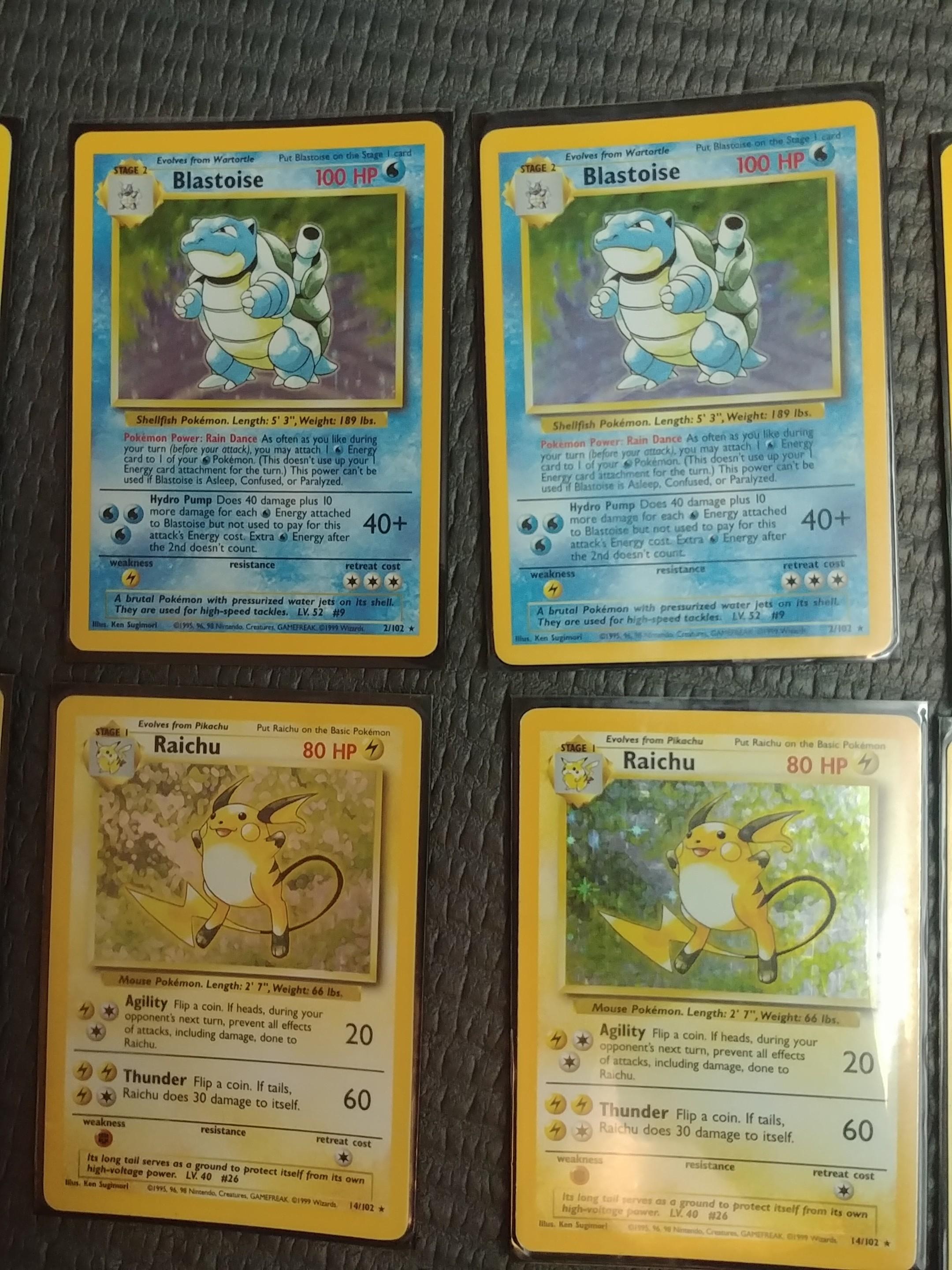 Vintage Pokemon Cards Holo Hon Holo Rare Toys Games Board Games Cards On Carousell