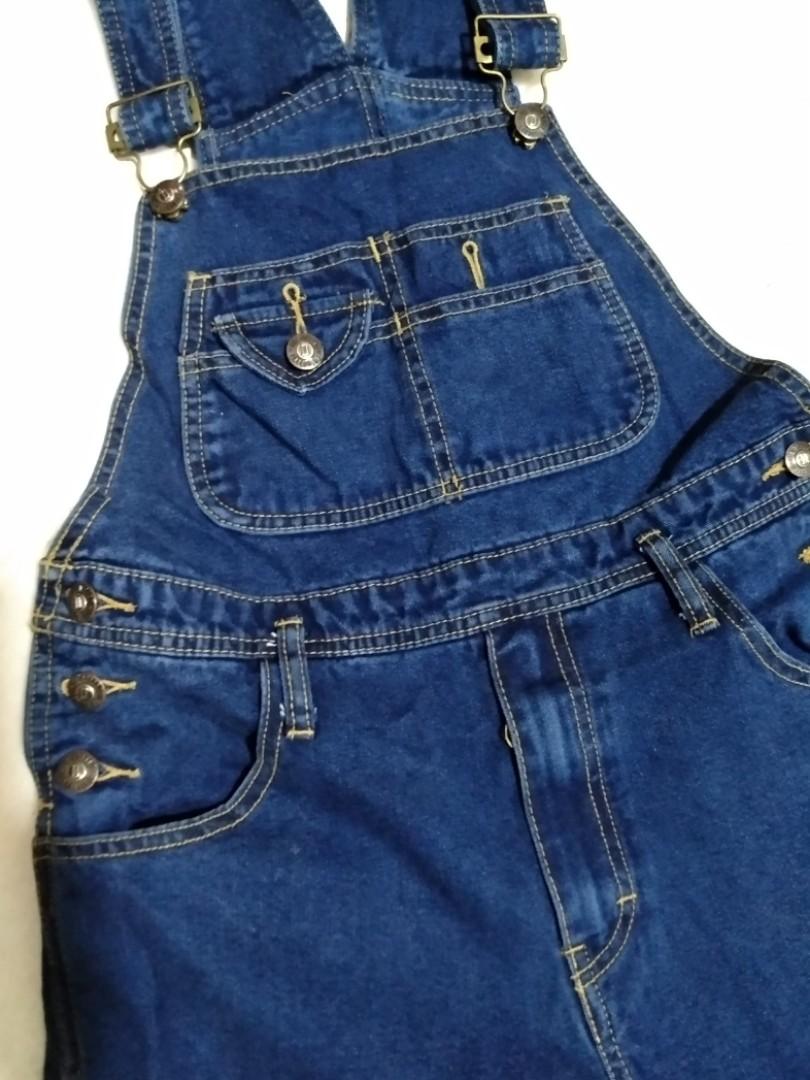 womens dark blue dungarees