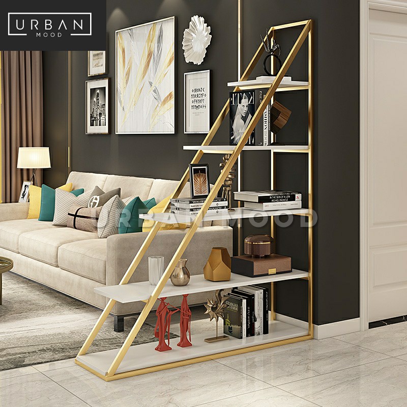 WOODELL Modern Ladder Display Shelf, Furniture & Home Living, Furniture ...