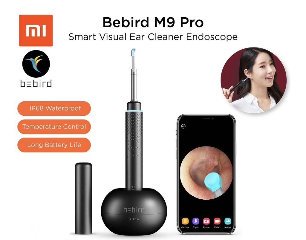 Xiaomi BEBIRD M9 Pro Otoscope, Smart Visual Ear Cleaning Stick