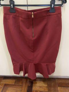 Zara Ruffled Back Skirt
