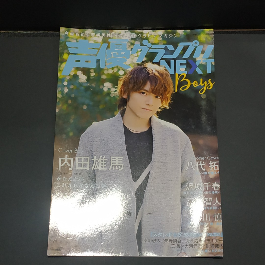 男聲優 女聲優 聲優雜誌切頁 声優グランプリnextboys 18 内田雄馬 內田雄馬 封面 15p 15頁價錢55元 可郵寄 面交只限旺角好景本店交收