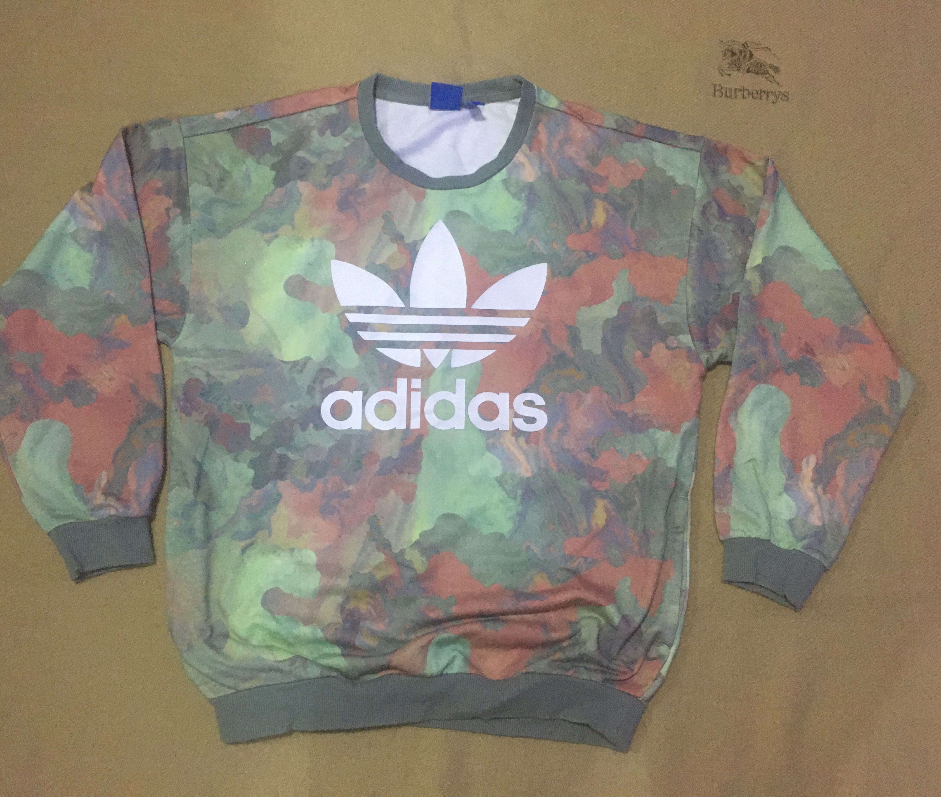 adidas camouflage pullover