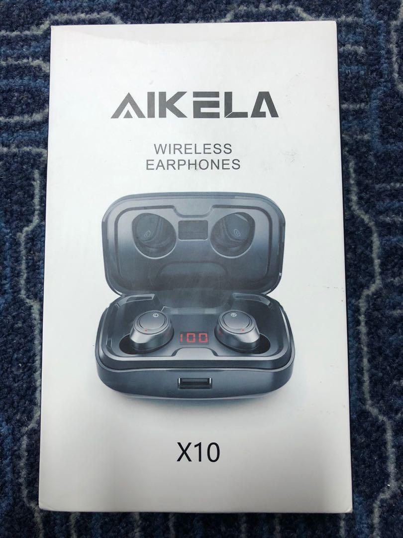 AIKELA Wireless Headphones Bluetooth 5.0 TWS Headphones Wireless Earphones Noise Cancelling Wireless Earbuds with Mic LED Display IPX7 Waterproof for