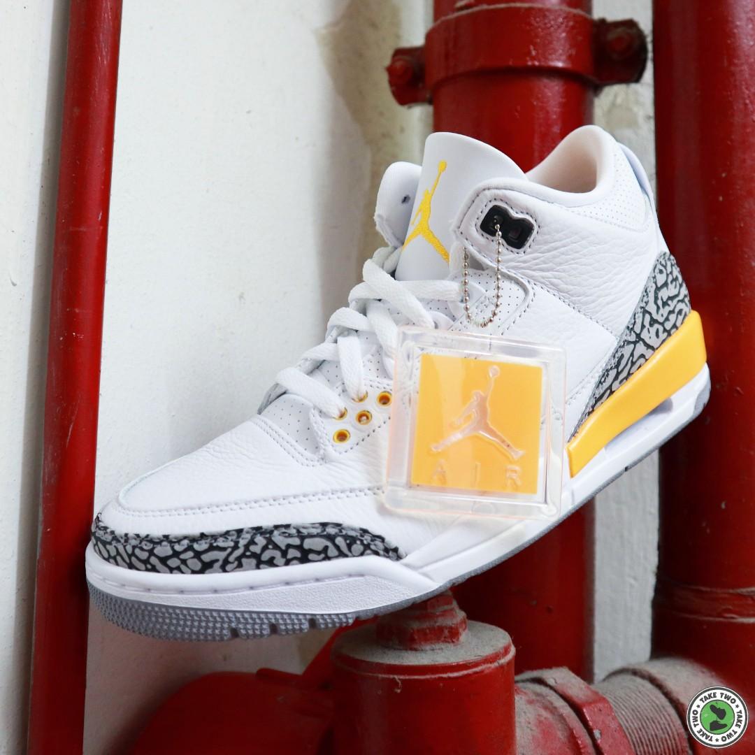 Air jordan 3 lakers outlet