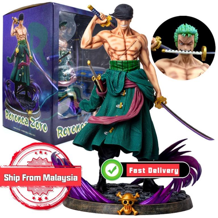 Anime One Piece Gk Roronoa Zoro With 2 Heads Pvc Action Figures 37cm Collection Model Toys Toys Games Action Figures Collectibles On Carousell