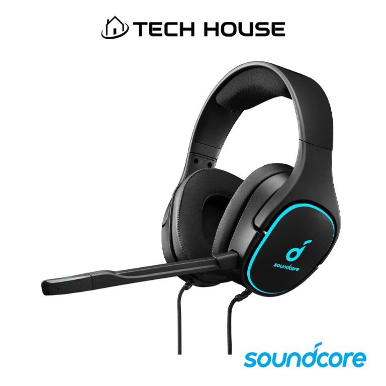 Anker Soundcore Strike 3 Gaming Headset Ps4 Headset Pc Headset 7 1 Surround Sound Sound Enhancement For Fps Games Audio Headphones Headsets On Carousell