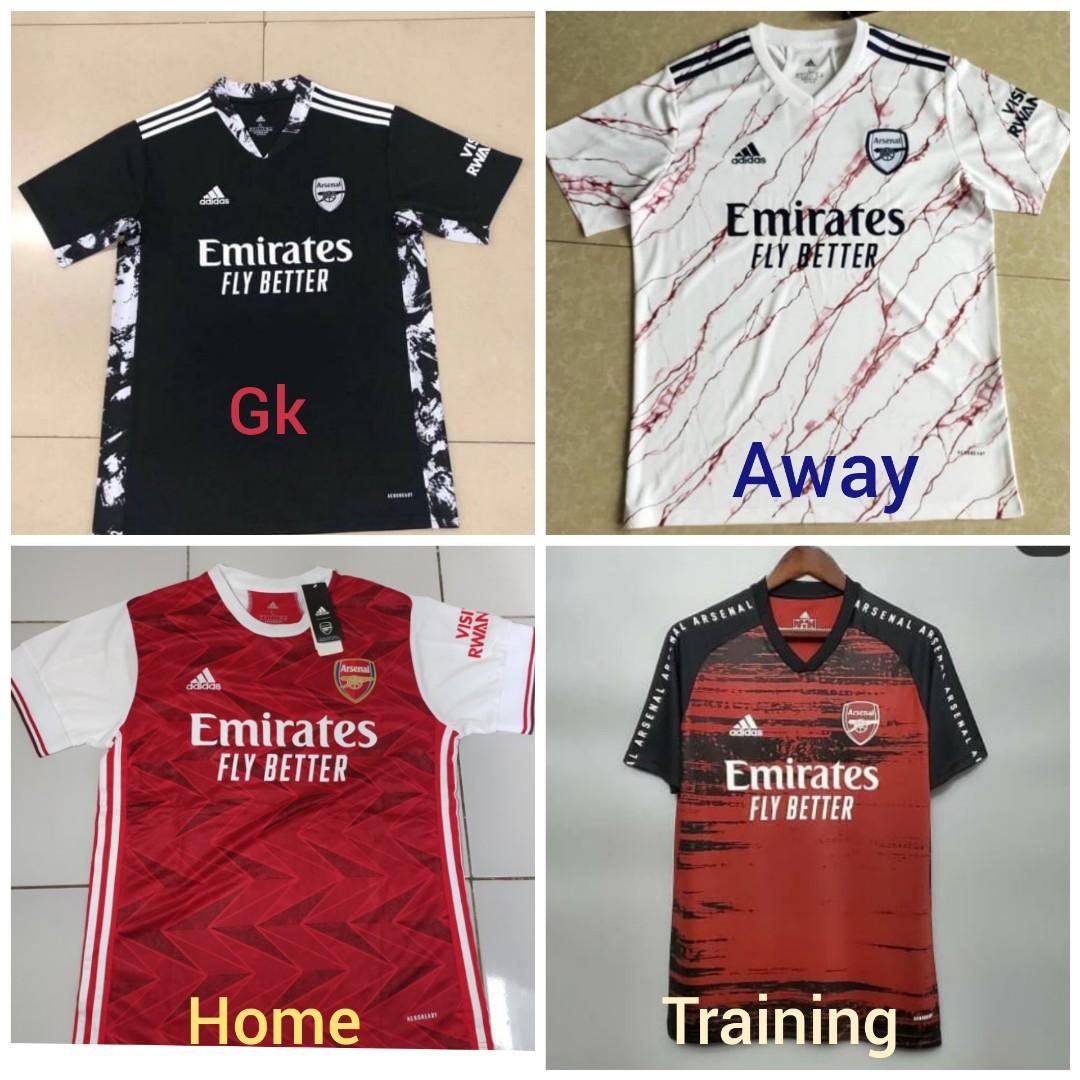 Arsenal Season 20 21 Jersey Sports Sports Apparel On Carousell