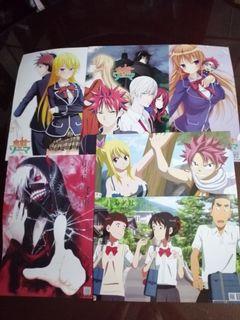 Assorted Anime Posters Jpop Novelty