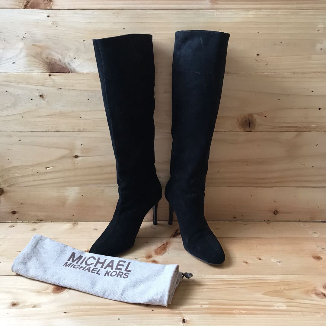 michael kors tan booties