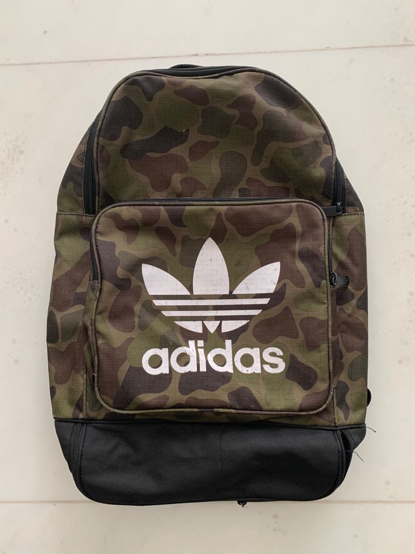 adidas camo rucksack