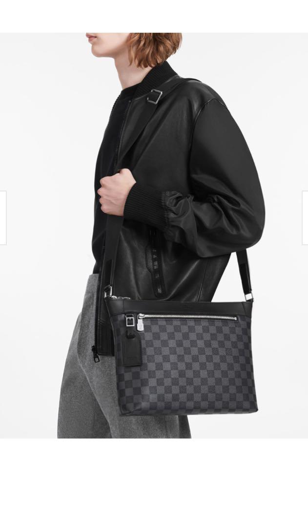 LOUIS VUITTON Damier Graphite Mick PM 660792 | FASHIONPHILE
