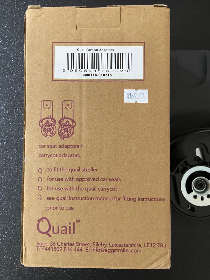 Egg quail hotsell car seat