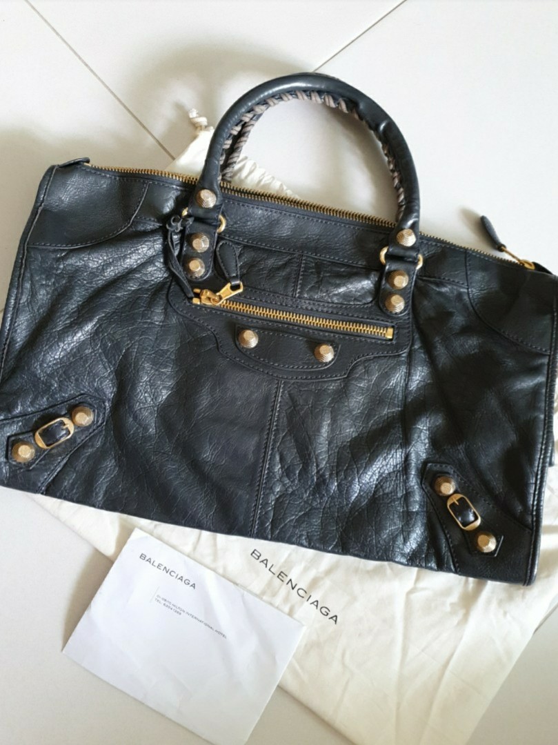 balenciaga stud bag