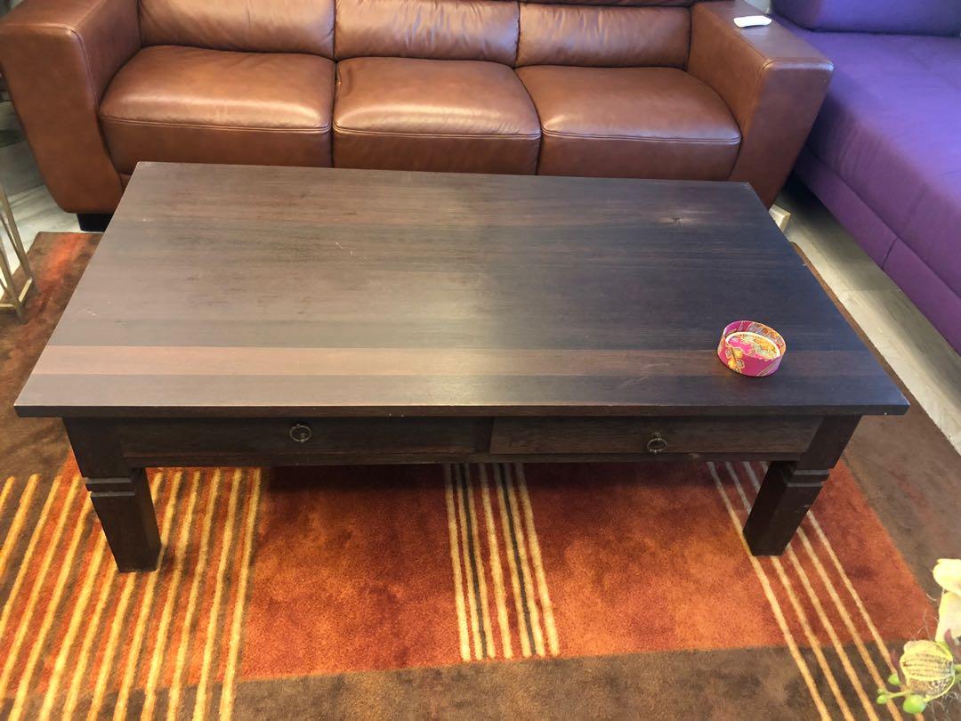 Belian Wood Coffee Table, Furniture & Home Living, Furniture, Tables