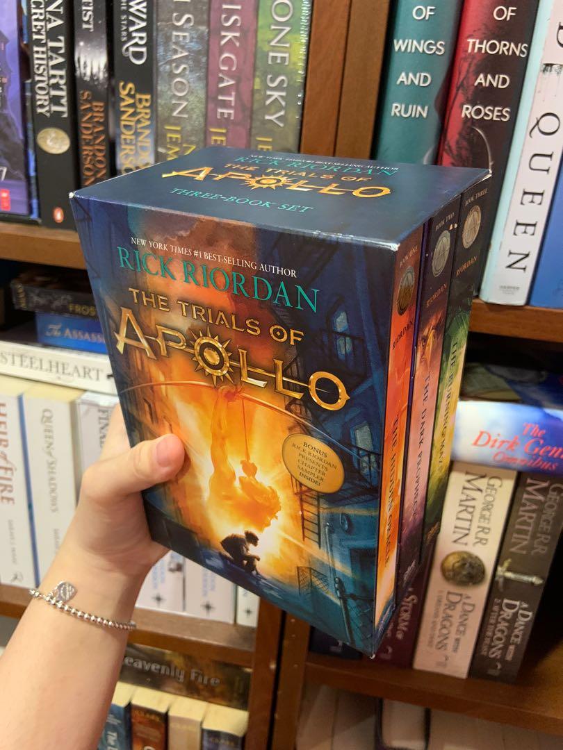 Bn Trials Of Apollo Boxed Set 2 Free Percy Jackson Books Price Is Fixed Books Stationery Fiction On Carousell