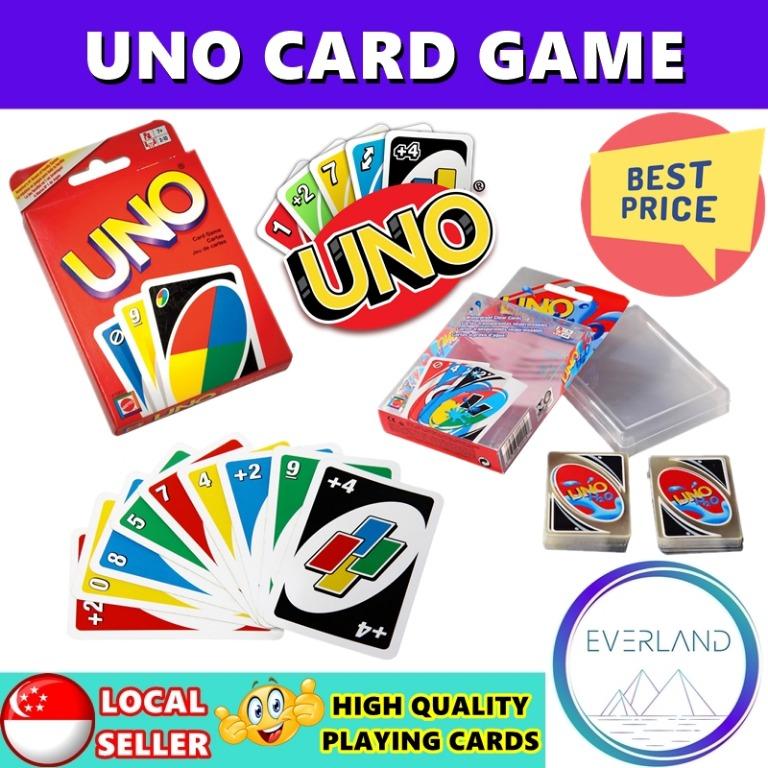 Brand New Uno Card Game Original Uno Card Game Waterproof Version H2o Toys Games Board Games Cards On Carousell