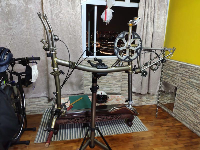 Brompton raw lacquer titanium outlet