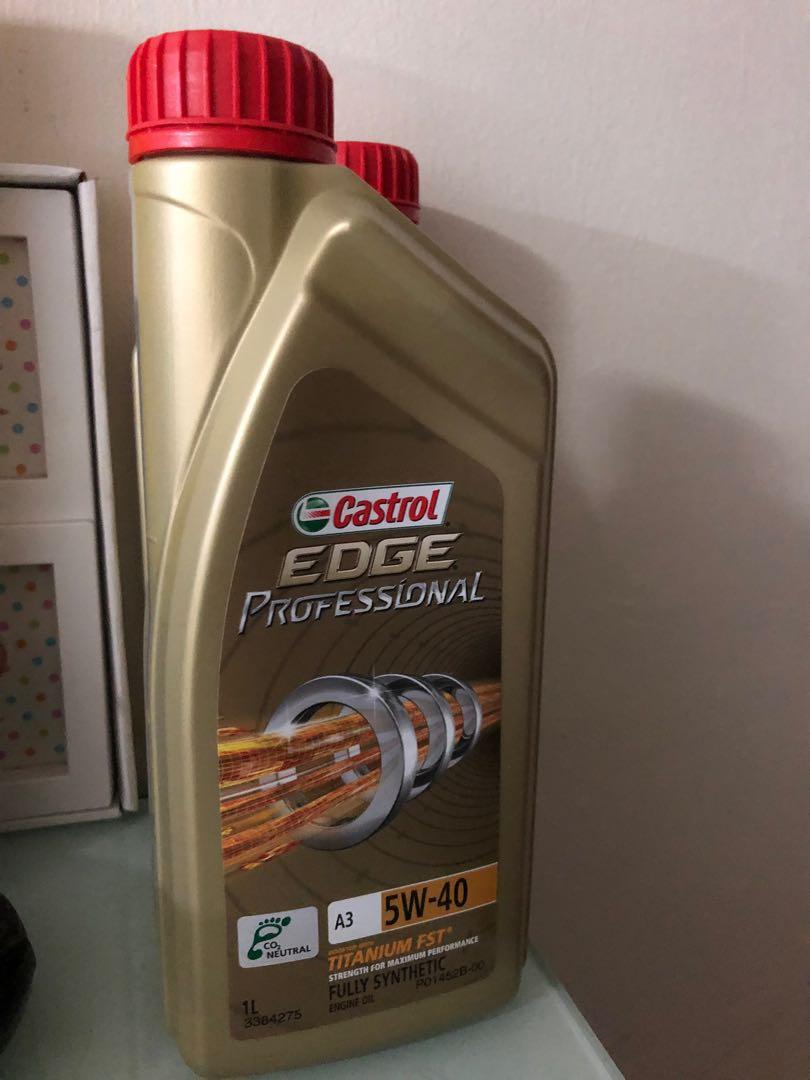 CASTROL EDGE PROFESSIONAL 5W40 ENGINE OIL (1L) FULLY SYNTHETIC, Car ...