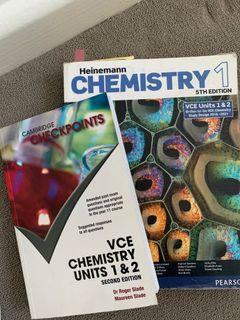 Chemistry VCE UNITS 1&2 heinemann textbook + checkpoints
