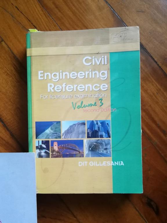 Civil Engineering Reference Volume 3 (Category: Textbooks) located in San Mateo. Submitted by Babyfume (Listing ID 1031296124, Image 1). Description: Bought from NBS. Book has a few writings in it. Book is already protected with adhesive book cover. message for more details and pictures.