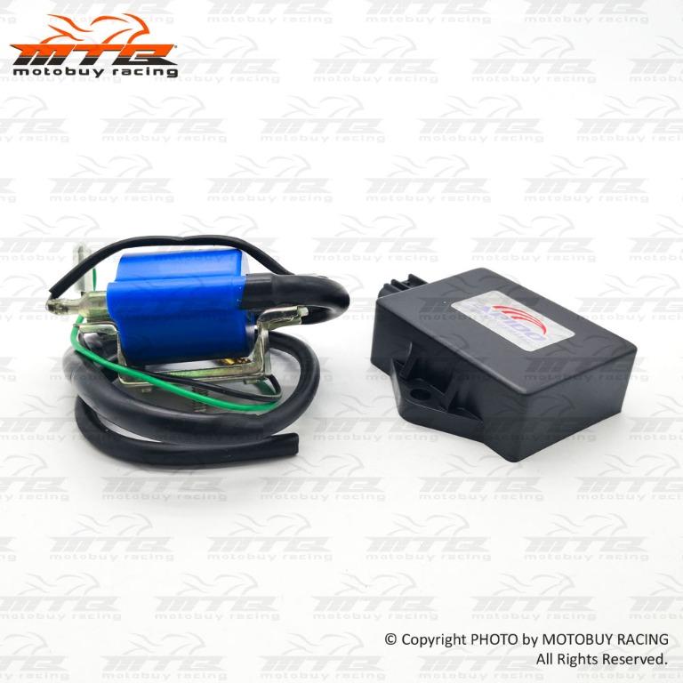 COMBO SET! HIGH PERFORMANCE CDI UNIT & PLUG COIL FOR MODENAS KRISS 1 ...