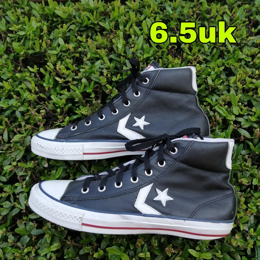 One star converse deals high tops
