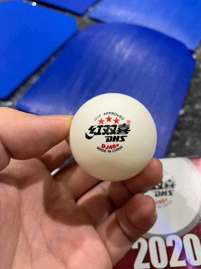 DHS 2020 DJ40+ BUSAN WTTC Table Tennis balls, Sports Equipment, Sports
